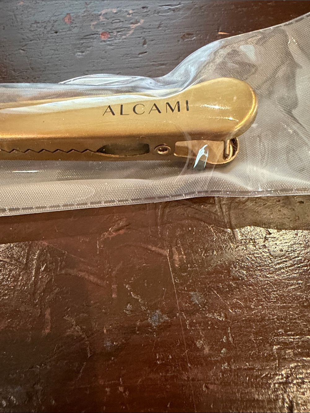 Gold colour Alcami Coffee Scoop Spoon with clip - Metal Measuring Spoon - Picture 4 of 4